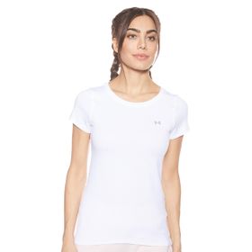 Under Armour Ua Hg Armour Ss Beyaz Kadın T-Shirt