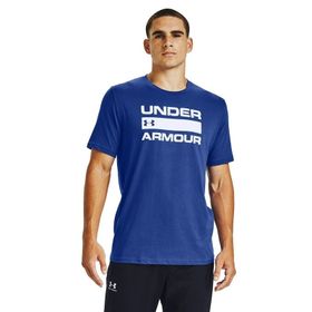 Under Armour Ua Team Issue Wordmark Ss Mavi Erkek T-shirt