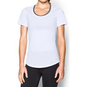 Under Armour Ua Threadborne Streaker Ss Beyaz Kadın T-Shirt
