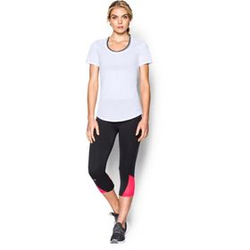 Under Armour Ua Threadborne Streaker Ss Beyaz Kadın T-Shirt