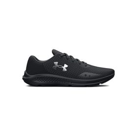 Under Armour UA W Charged Pursuit 3 Siyah Metalik Gümüş Kadın Koşu Ayakkabısı