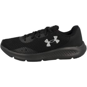 Under Armour UA W Charged Pursuit 3 Siyah Metalik Gümüş Kadın Koşu Ayakkabısı
