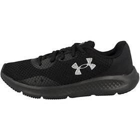 Under Armour UA W Charged Pursuit 3 Siyah Metalik Gümüş Kadın Koşu Ayakkabısı