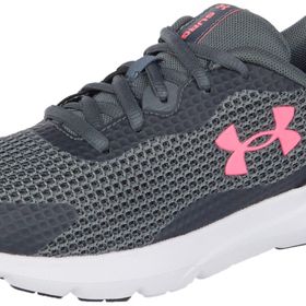 Under Armour UA W Surge 3 Pitch Gray White Cerise Kadın Ayakkabı