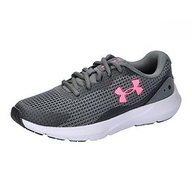 Under Armour UA W Surge 3 Pitch Gray White Cerise Kadın Ayakkabı