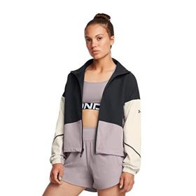 Under Armour Unstoppable Fermuarlı Siyah Beyaz Kadın Sweatshirt