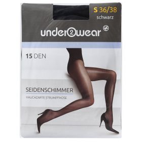 Underwear 15 den Siyah Parlak 36-38 Külotlu İnce Çorap