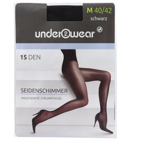Underwear 15 den Siyah Parlak 40-42 Külotlu İnce Çorap