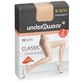 Underwear 20 den Şampanya 36-38 Likralı Külotlu İnce Çorap