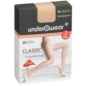 Underwear 20 den Şampanya 40-42 Likralı Külotlu İnce Çorap