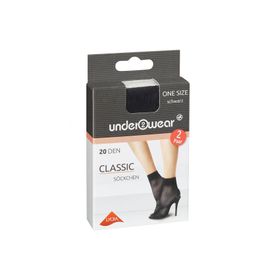 Underwear 20 den Siyah Standart Soket Çorap