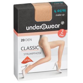 Underwear 20 den Ten Rengi 44-46 Likralı Külotlu İnce Çorap
