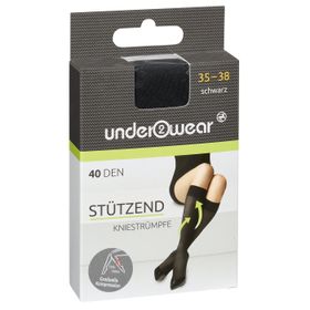 Underwear 40 den Siyah 35-38 Diz Altı Çorap