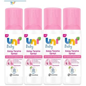 Uni Baby 200 ml 4 Adet Zor Taranan Saçlara Özel Kolay Saç Tarama Spreyi