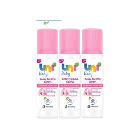 Uni Baby 200x3 Adet Zor Taranan Saçlara Özel Kolay Saç Tarama Spreyi