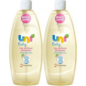 Uni Baby 2x500 ml Saç ve Vücut Bebek Şampuanı