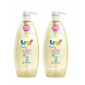 Uni Baby 2x700 ml Boyasız Pompalı Bebek Şampuanı