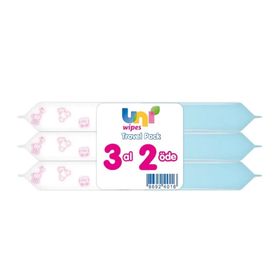Uni Baby 3x15 li Cep Aktif Hijyenik Islak Mendil