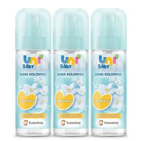 Uni Baby 3x150 ml Çiçeksi Ferahlık Bebek Kolonyası