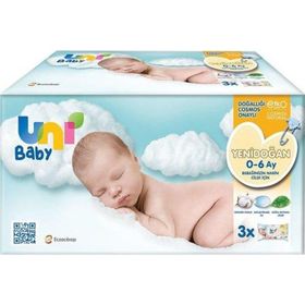 Uni Baby 3x40'lı Yenidoğan Islak Mendil