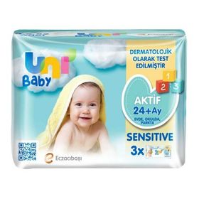 Uni Baby 3x52 Aktif Sensitive Islak Havlu