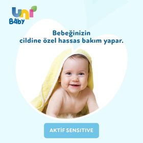 Uni Baby 3x52 Aktif Sensitive Islak Havlu