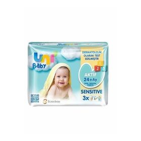 Uni Baby 3x52 Aktif Sensitive Islak Havlu