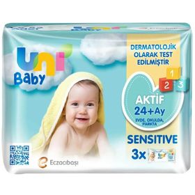 Uni Baby 3x52 Aktif Sensitive Islak Havlu