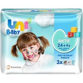 Uni Baby 3x52'li Aktif Sensitive Islak Mendil