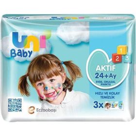 Uni Baby 3x52'li Aktif Sensitive Islak Mendil