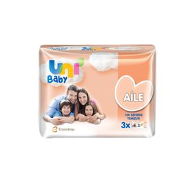 Uni Baby 3x52'li Aktif Sensitive Islak Mendil
