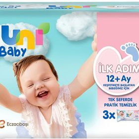 Uni Baby 3x52'li İlk Adım Islak Mendil