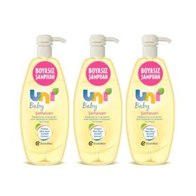 Uni Baby 3x700 ml Boyasız Pompalı Bebek Şampuanı