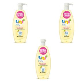 Uni Baby 3x700 ml Boyasız Pompalı Bebek Şampuanı