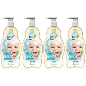 Uni Baby 4x700 ml Klasik Pompalı Bebek Saç ve Vücut Şampuanı