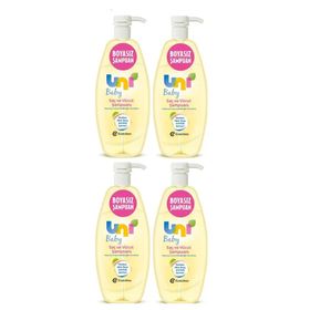 Uni Baby 4x700 ml Pompalı Boyasız Bebek Şampuan