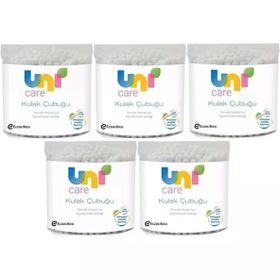 Uni Baby 5x100 Adet Kulak Temizleme Çubuğu