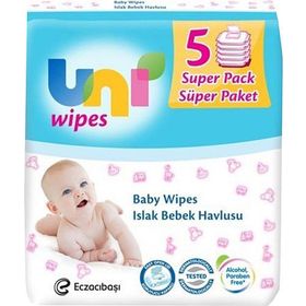 Uni Baby 5x56'lı Sensitive Islak Havlu