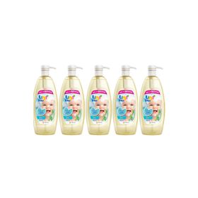 Uni Baby 5x900 ml Saç ve Vücut Şampuan