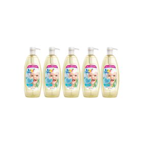 Uni Baby 5x900 ml Saç ve Vücut Şampuan