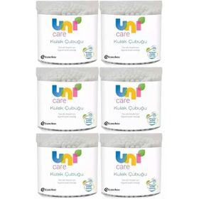 Uni Baby 6x100 Adet Kulak Temizleme Çubuğu