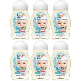 Uni Baby 6x200 ml Bebek Saç ve Vücut Şampuan