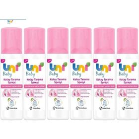 Uni Baby 6x200 ml Kolay Saç Tarama Spreyi