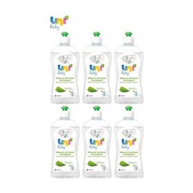 Uni Baby 6x500 ml Biberon ve Emzik Temizleyici