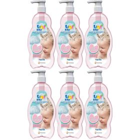Uni Baby 6x700 ml Kolay Tarama Saç ve Vücut Pompalı Bebek Şampuanı