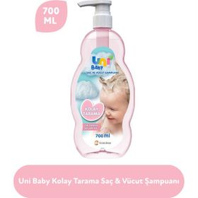 Uni Baby 700 ml Kolay Tarama Saç ve Vücut Şampuanı