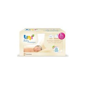 Uni Baby 7903763 3x120 Yaprak Beyaz Yenidoğan Islak Mendil