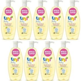 Uni Baby 9x700 ml Pompalı Boyasız Bebek Şampuan