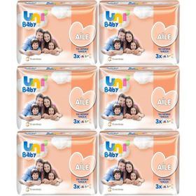 Uni Baby Aile 52x18 Paket 936 Yaprak Islak Mendil