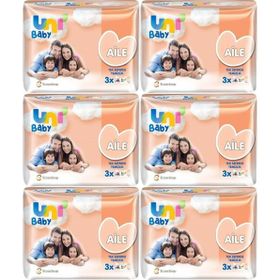 Uni Baby Aile 52x18 Paket 936 Yaprak Islak Mendil